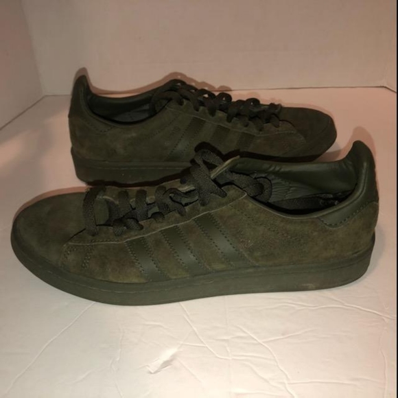 Adidas Army Green suede - Picture 8 of 10